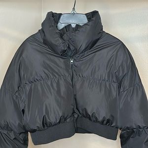 Cropped Puffer Coat